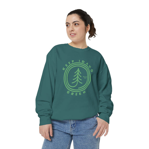 Keep Idaho Green Sweatshirt