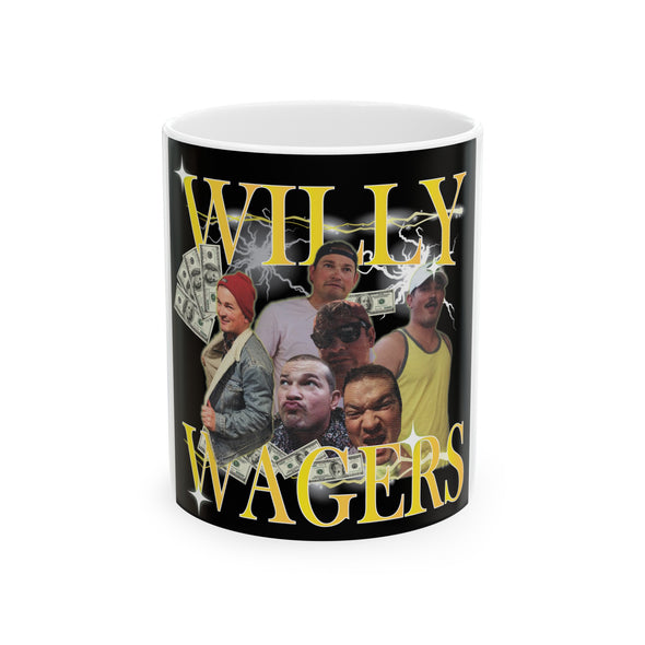 Willy Wagers Ceramic Mug, (11oz, 15oz)