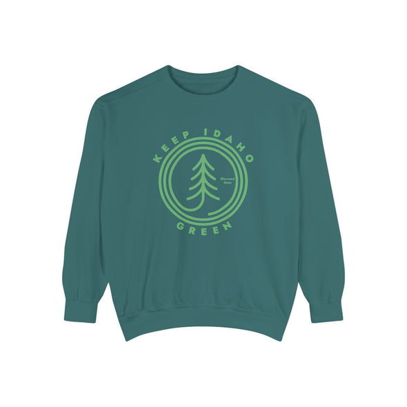 Keep Idaho Green Sweatshirt