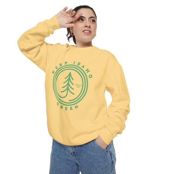 Keep Idaho Green Sweatshirt