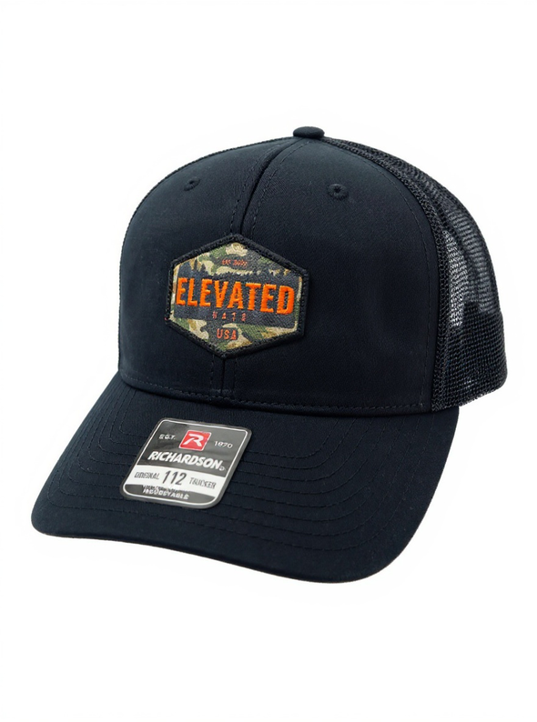 Elevated Camo Patch – Richardson 112 Trucker