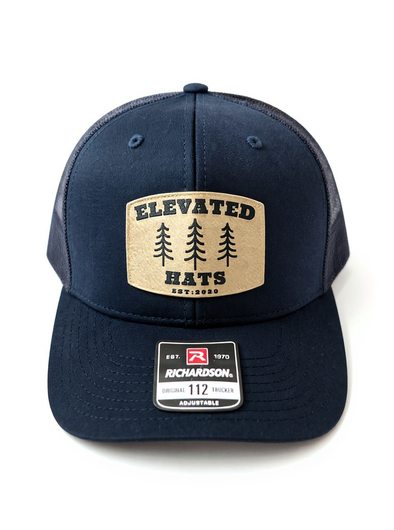 All Black Elevated Hat