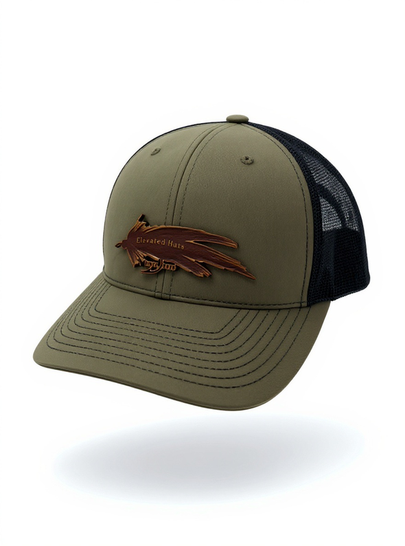 Dry Fly Elevated Hats leather Patch