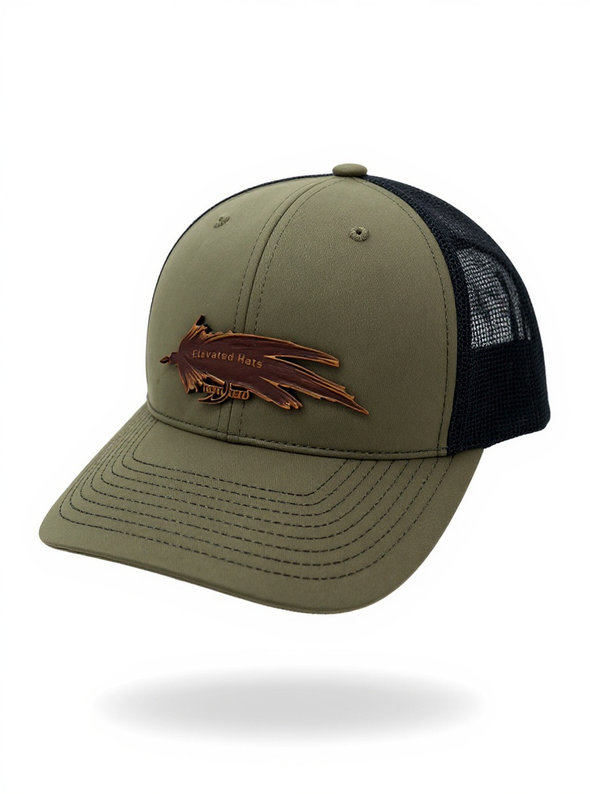 Dry Fly Elevated Hats leather Patch
