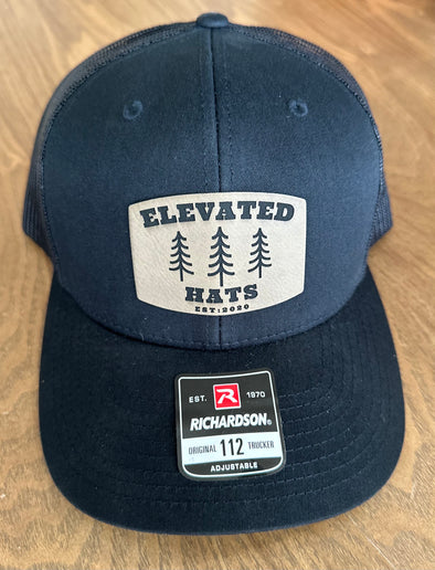 All Black Elevated Hat