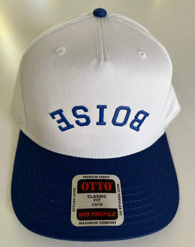 Boise upside down text hat